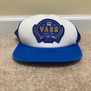 Vans Off The Wall SnapBack Hat Blue/white